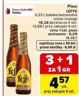 Carrefour Piwo różne rodzaje oferta