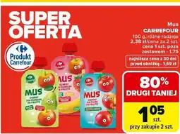 Carrefour Mus deserowy z owoców różne rodzaje oferta