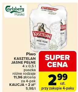 Carrefour Piwo jasne pełne oferta