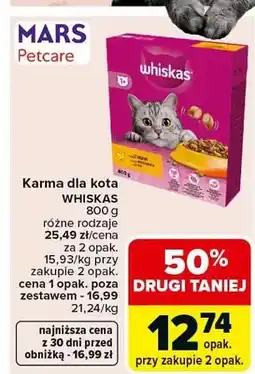 Carrefour Karma dla kota różne rodzaje oferta