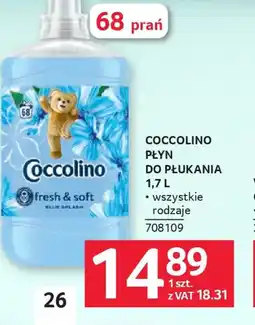Selgros Coccolino płyn do płukania oferta