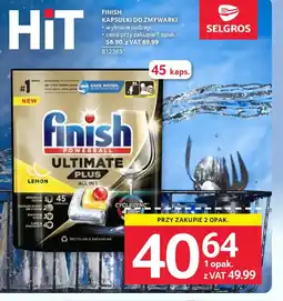 Selgros Finish kapsułki do zmywarki oferta