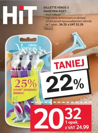 Selgros Gillette Venus 3 Maszynki oferta