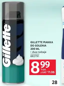 Selgros Gillette pianka do golenia oferta