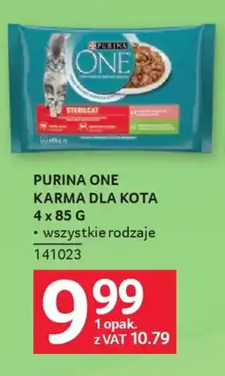 Selgros Purina One karma dla kota oferta
