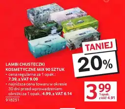 Selgros Lambi Chusteczki Kosmetyczne oferta