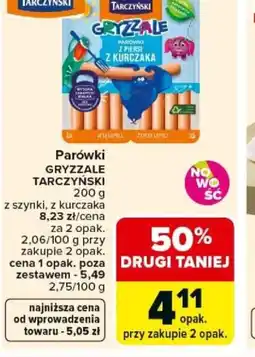 Carrefour Tarczyński Parówki Gryzzale oferta