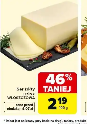 Carrefour Ser żółty Leśny Włoszczowa oferta