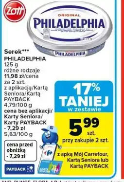Carrefour Serek Philadelphia oferta