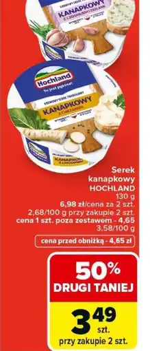 Carrefour Hochland Serek kanapkowy oferta