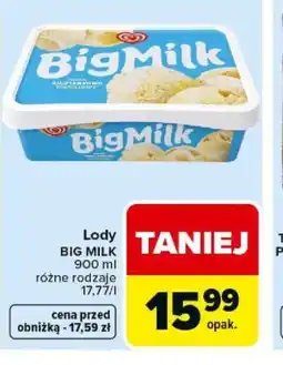 Carrefour BigMilk Lody oferta