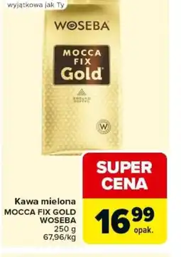 Carrefour Woseba Kawa mielona Mocca Fix Gold oferta