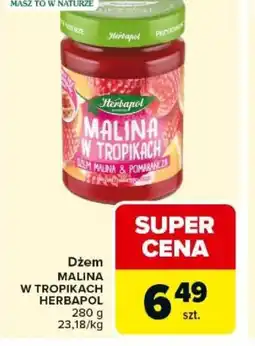 Carrefour Herbapol Dżem Malina w Tropikach oferta