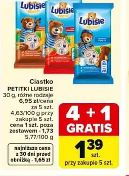 Carrefour Lubisie Ciastko Petitki oferta
