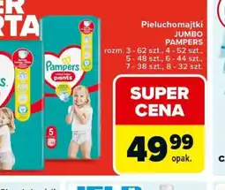 Carrefour Pampers Pieluchomajtki JUMBO oferta