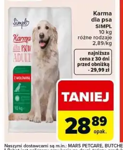 Carrefour SIMPL Karma dla psa oferta