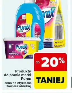 Carrefour Purox produkty do prania oferta
