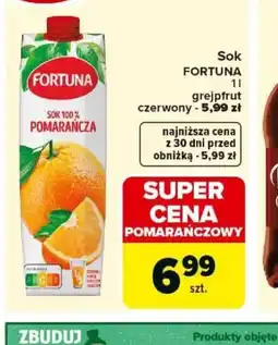 Carrefour Fortuna Sok Pomarańczowy oferta