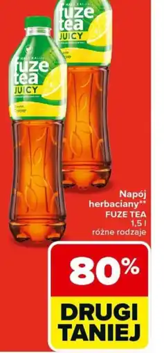Carrefour Fuze Tea napój herbaciany oferta