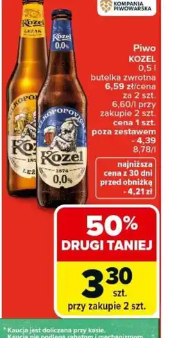 Carrefour Piwo Kozel oferta