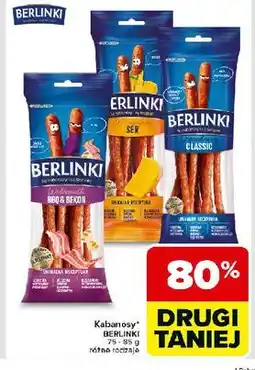 Carrefour Kabanosy bbq & bekon Morliny Berlinki oferta