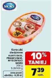 Carrefour Koreczki śledziowe myśliwego Mors Ryby oferta