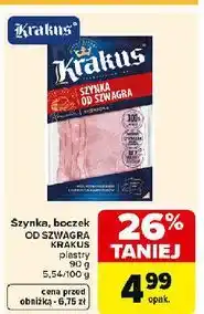 Carrefour Boczek rolowany od szwagra Krakus Animex oferta