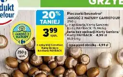 Carrefour Pieczarki brunatne Jakość Z Natury Carrefour oferta