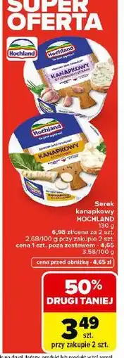 Carrefour Serek z chrzanem Hochland Kanapkowy oferta