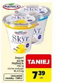 Carrefour Jogurt skyr waniliowy Piątnica oferta