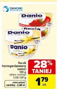 Carrefour Serek truskawkowy Danone Danio oferta