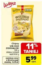 Carrefour Chipsy masło z solą Lorenz Wiejskie Ziemniaczki oferta