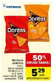 Carrefour Chipsy kukurydziane o smaku serowym Doritos oferta