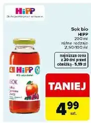 Carrefour Sok jabłko-czerwone owoce Hipp oferta