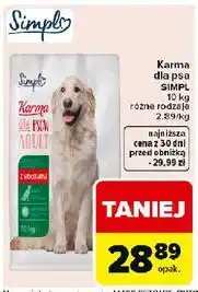 Carrefour Karma dla psów z wołowiną Simpl oferta