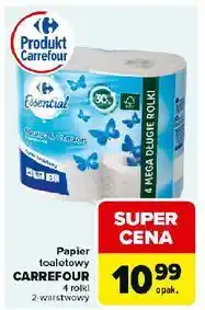 Carrefour Papier toaletowy classic & comfort Carrefour Essential oferta