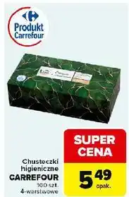 Carrefour Chusteczki higieniczne Carrefour Soft oferta