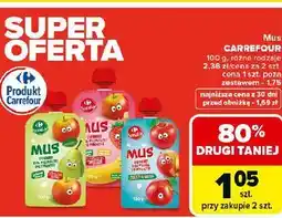Carrefour Mus jabłko Carrefour Sensation oferta