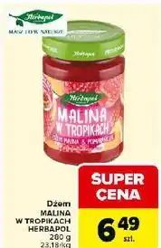 Carrefour Dżem malina w tropikach Herbapol oferta
