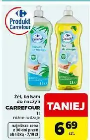 Carrefour Balsam płyn do mycia naczyń z aloesem Carrefour oferta