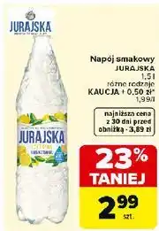 Carrefour Woda cytrynowa Jurajska oferta