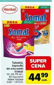 Carrefour Tabletki do zmywarek Somat Gold oferta