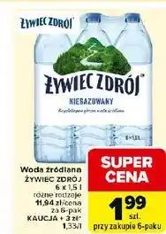 Carrefour Woda niegazowana Żywiec Zdrój oferta