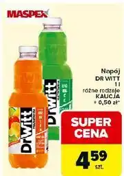 Carrefour Napój witalność multiwitamina zielona Dr Witt Premium oferta