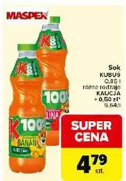 Carrefour Sok jabłko-banan-marchew Kubuś 100% oferta
