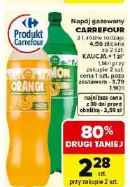 Carrefour Napój lemon Carrefour Classic oferta