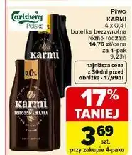 Carrefour Piwo Karmi Mrożona Kawa oferta