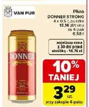 Carrefour Piwo Donner Strong oferta