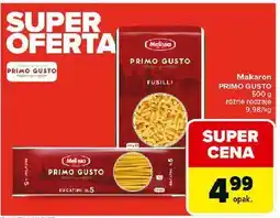Carrefour Makaron fusilli Melissa Primo Gusto oferta