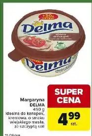 Carrefour Express Margaryna do smarowania z masłem i szczyptą soli Delma Extra Z Masłem I Szczyptą Soli oferta